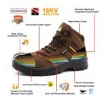 Composite Toe 18kv Insulation Power Industry Safety Shoes for Electricians ARL-TM3208