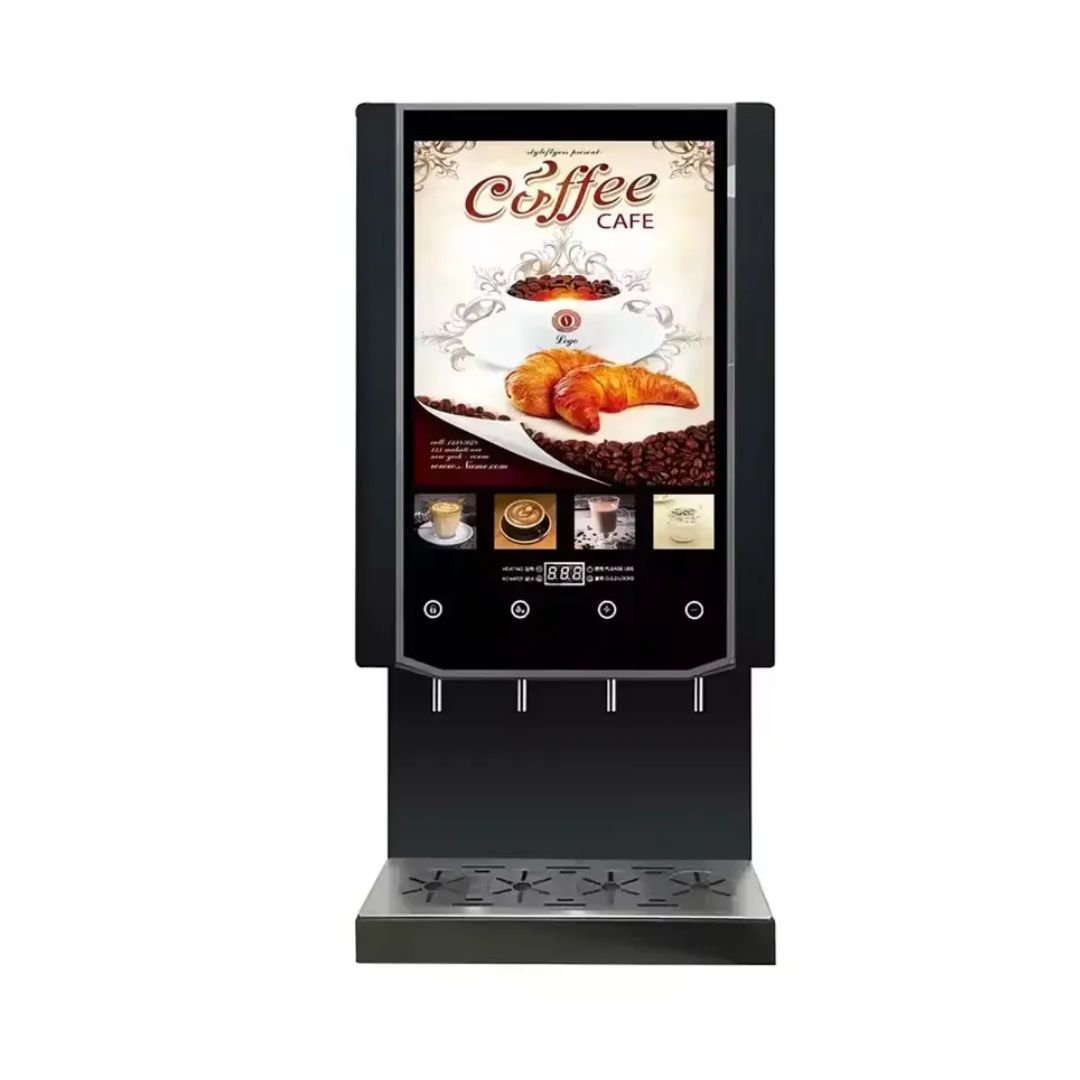 Economical Commercial 4 Hot Flavors Instant Coffee Maker Smart Vending Machine ARL-40S