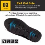 Grey Comfort Safety Shoes Sport Type ARL-TM3198