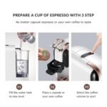 Household 4 In 1Italy Hot Extraction Capsule Espresso Coffee Machine ARL-H2A