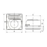Integrated Ceiling Fan Cool Wind Blaster ARL-FG-15M3(S)