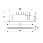 Integrated Ceiling Large Air Volume Silent Duct Ventilation Fan All-Plastic Body ARL-BPT30-Y6M1-67