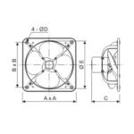 One-way Ventilation Fan ARL-APK Series