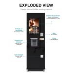 Outdoor Commercial Coffee Machine Hot and Cold Fresh Ground Coffee Vending Machine ARL-LE308E