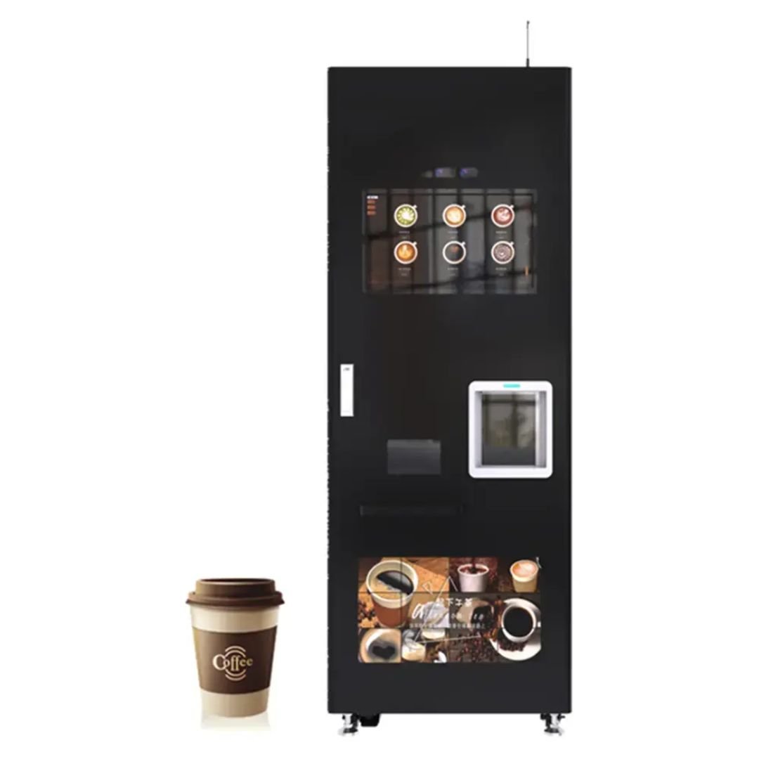Outdoor Commercial Coffee Machine Hot and Cold Fresh Ground Coffee Vending Machine ARL-LE308E