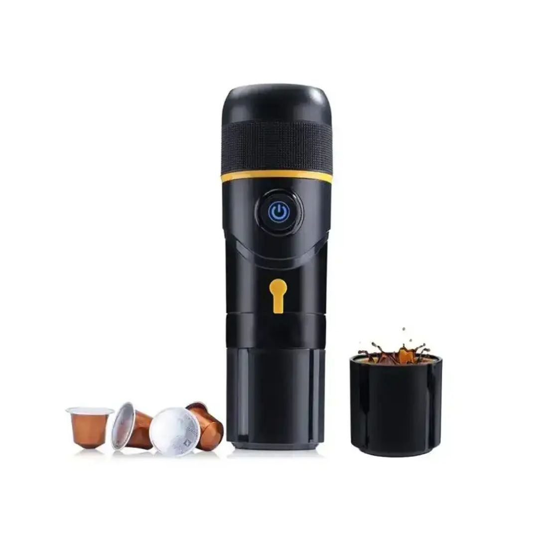 Portable Automatic Handheld Vehicle Mounted 80w Professional Multi Capsule Coffee Maker For Outdoor