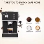 Pressure Type Standard Steam Electric Espresso Smart Coffee Makers Machines