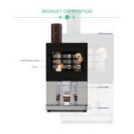 Scan Code Payment Color Touch Coffee Vending Machine ARL-LE307A