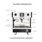Single Head Pump Type Commercial Espresso Coffee Machine ARL-LA-6.1H