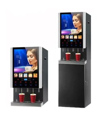 Table Top Outdoor Smart 12 Button 5 Hot/Ice Drinks Instant Coffee Vending Machine ARL-50SCW-L