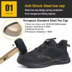 Twist Lock System Sport Type Safety Shoes ARL-TM3235