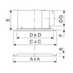 Ultra-thin and Ultra-quiet Duct Ventilation Fan Engineering Model ARL-BPT15-16/19-23 Series