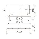 Ventilation Fan with Light ARL-BPT15-16-23(P12MD)