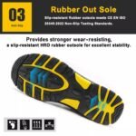 Waterproof Oil Industry Safety Shoes with Rubber Sole ARL-TM007L