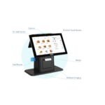 10.1 inch + 15.6 inch Double Sided Cash Register Monitor