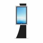 32 inch Advertising Kiosk with Unique Stand