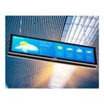 Wall Hanging Double-sided Stretched LCD Digital Display 49.5 inch