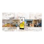 Stretched Floor Standing Digital Display 69.3 inch