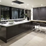 American Kitchen Cabinets with Island Cupboard Furniture ARL-KC-05