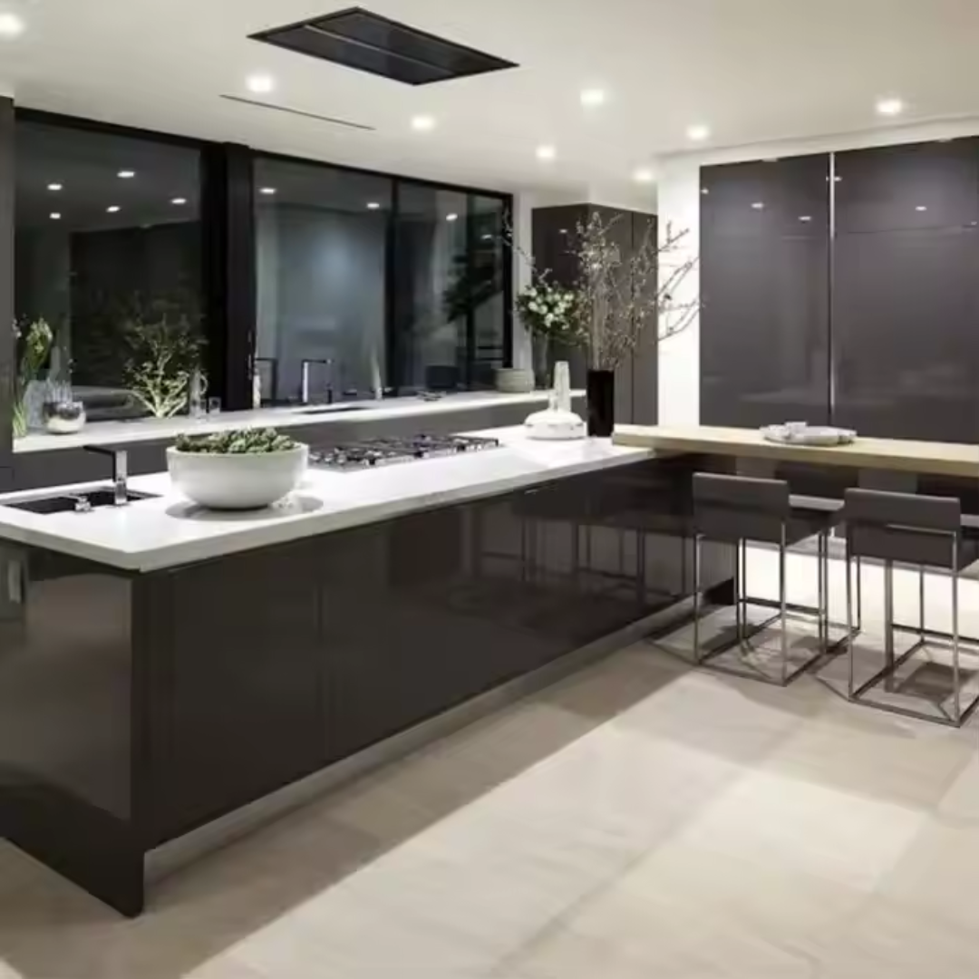 American Kitchen Cabinets with Island Cupboard Furniture ARL-KC-05