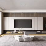 Console New Wooden Room Wall Unit Design Furniture