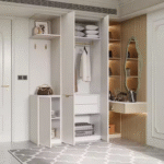 Contemporary Closet Set with Integrated Makeup Zone ARL-STW014