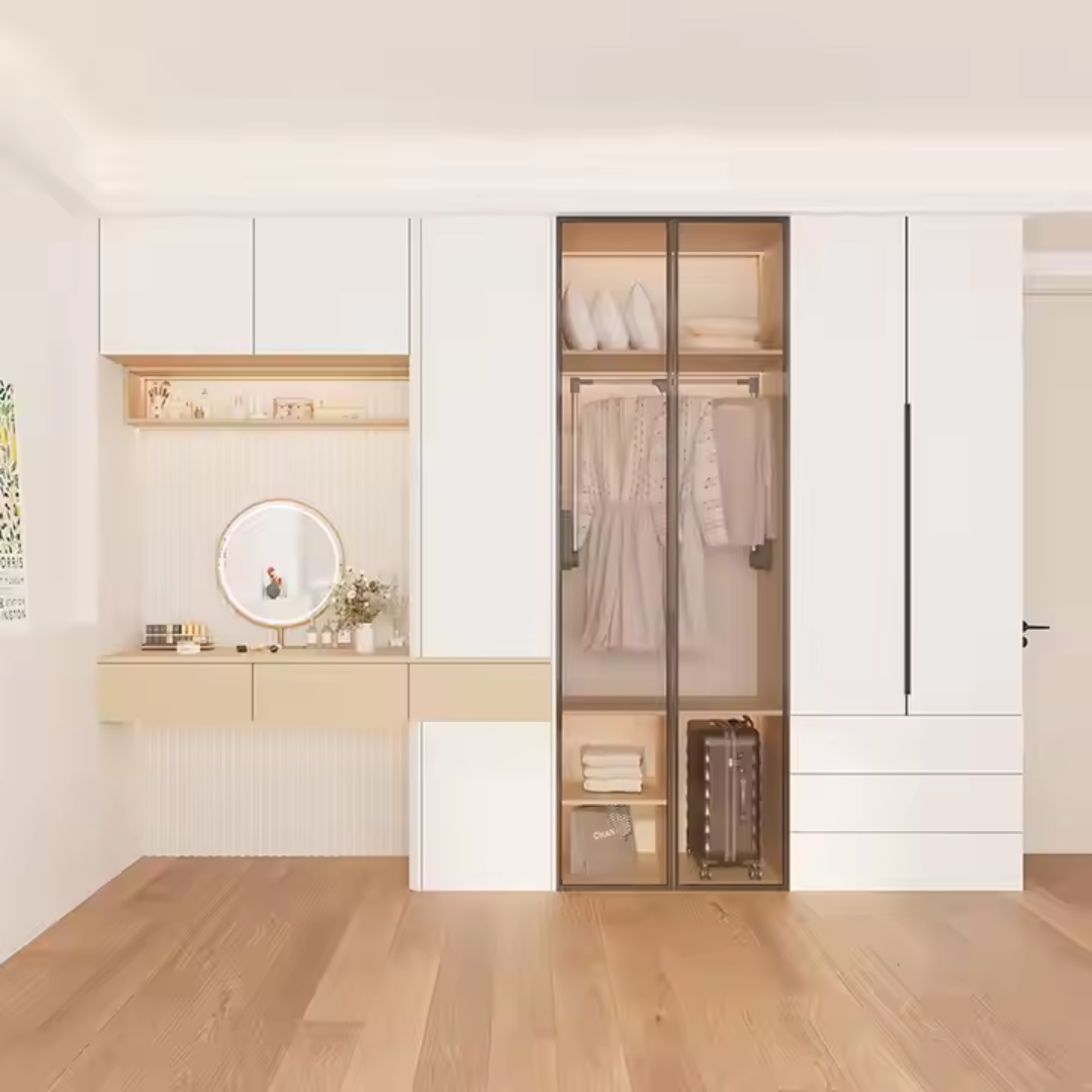 Custom Modern Bedroom Furniture Set with Freestanding Walk-in Closet ARL-ST036