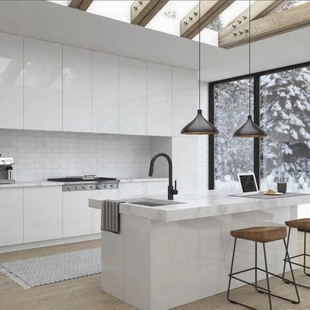 Custom Paint Design Modern Flat Door Kitchen ARL-SPK210330006