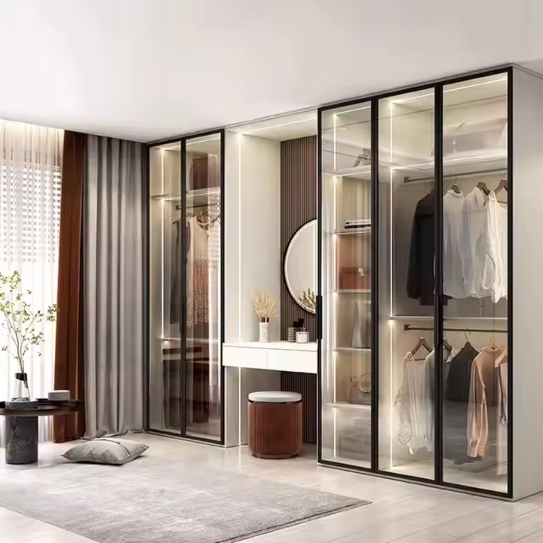 Customizable Modern Swing Door Wardrobe ARL-STWD-01