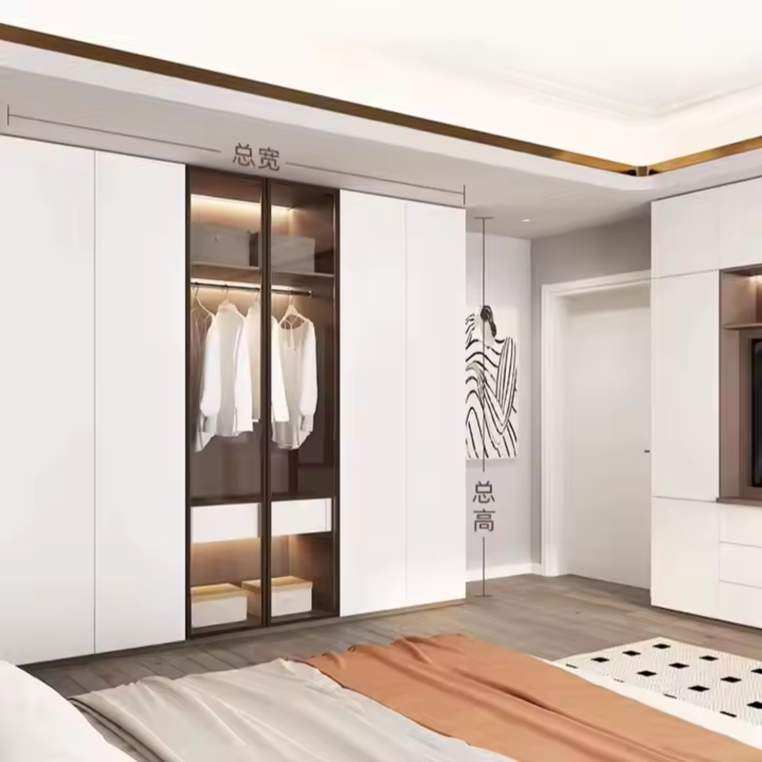 Customizable Modern Wardrobe Swing Door ARL-STWD-08