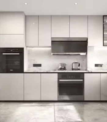 Edna Collection Modern European Design Black Glossy Kitchen Cabinets ARL-SKC-42