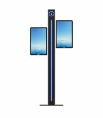 Floor Stand Digital Road Way Finding Signage 21.5 inch