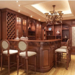 Home Bar Wine Cabinet - Home Interior Antique Wine Vanity Cabinet ARL-JG-13