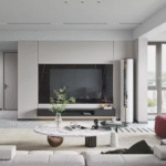 Luxury Living Room One Set Whole Wall Modern TV Stand Cabinet