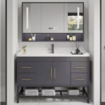 Luxury Modern Unassembled Bathroom Vanity Set