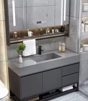Luxury Modern Unassembled Bathroom Vanity Set