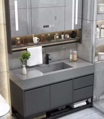Luxury Modern Unassembled Bathroom Vanity Set