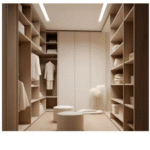Minimalist Walk-in Closet with Custom Storage Solutions ARL-STW016