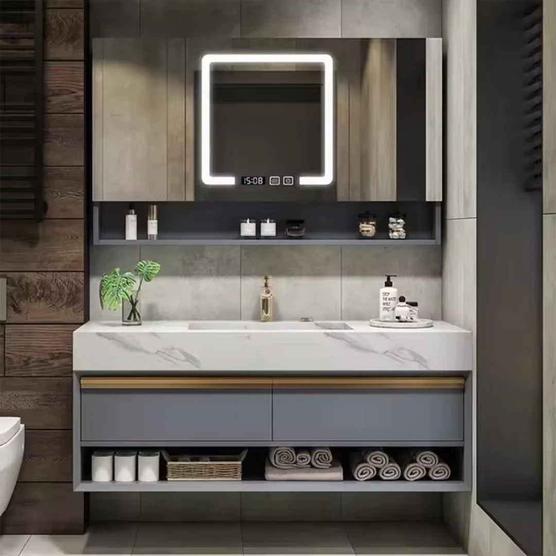 Modern American Floating Bathroom Vanity Cabinet