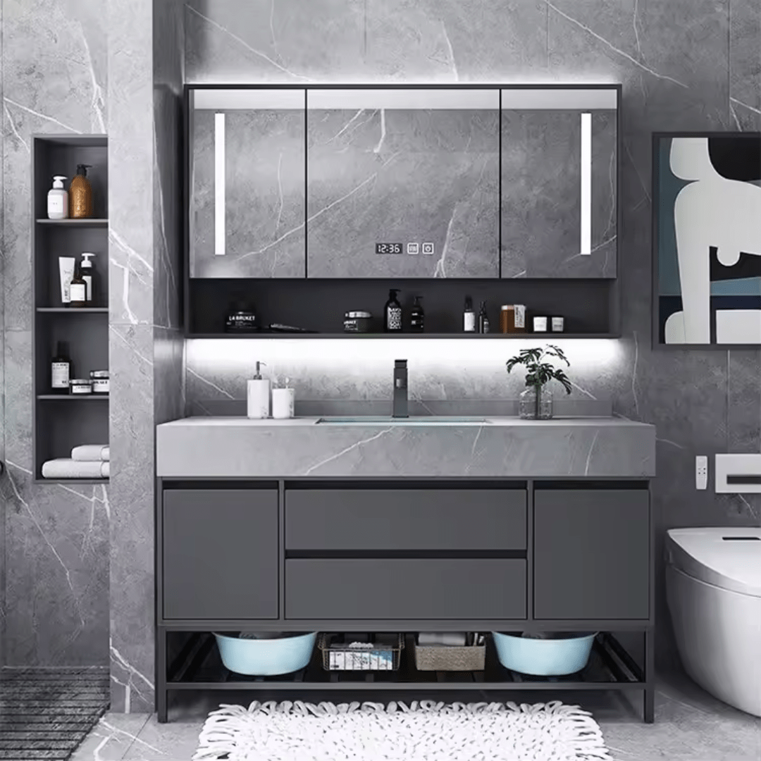 Modern American Floating Bathroom Vanity Cabinet