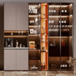 Modern Built-in Wall Dining Room & Living Room Wine Cabinet ARL-JG-7