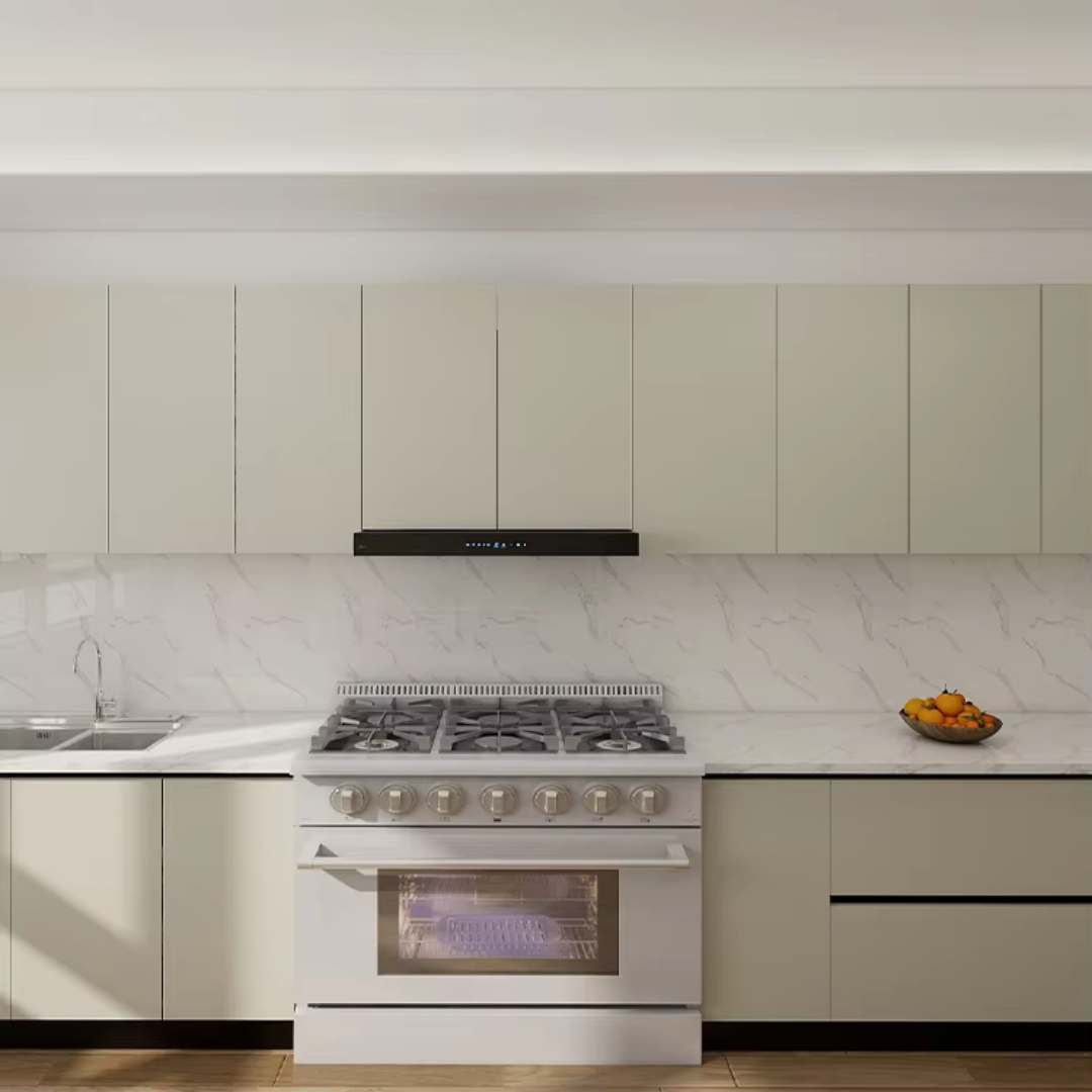 Modern Handle-less Kitchen Cabinet with Integrated Storage and Soft-Close Mechanism ARL-SPK250627002