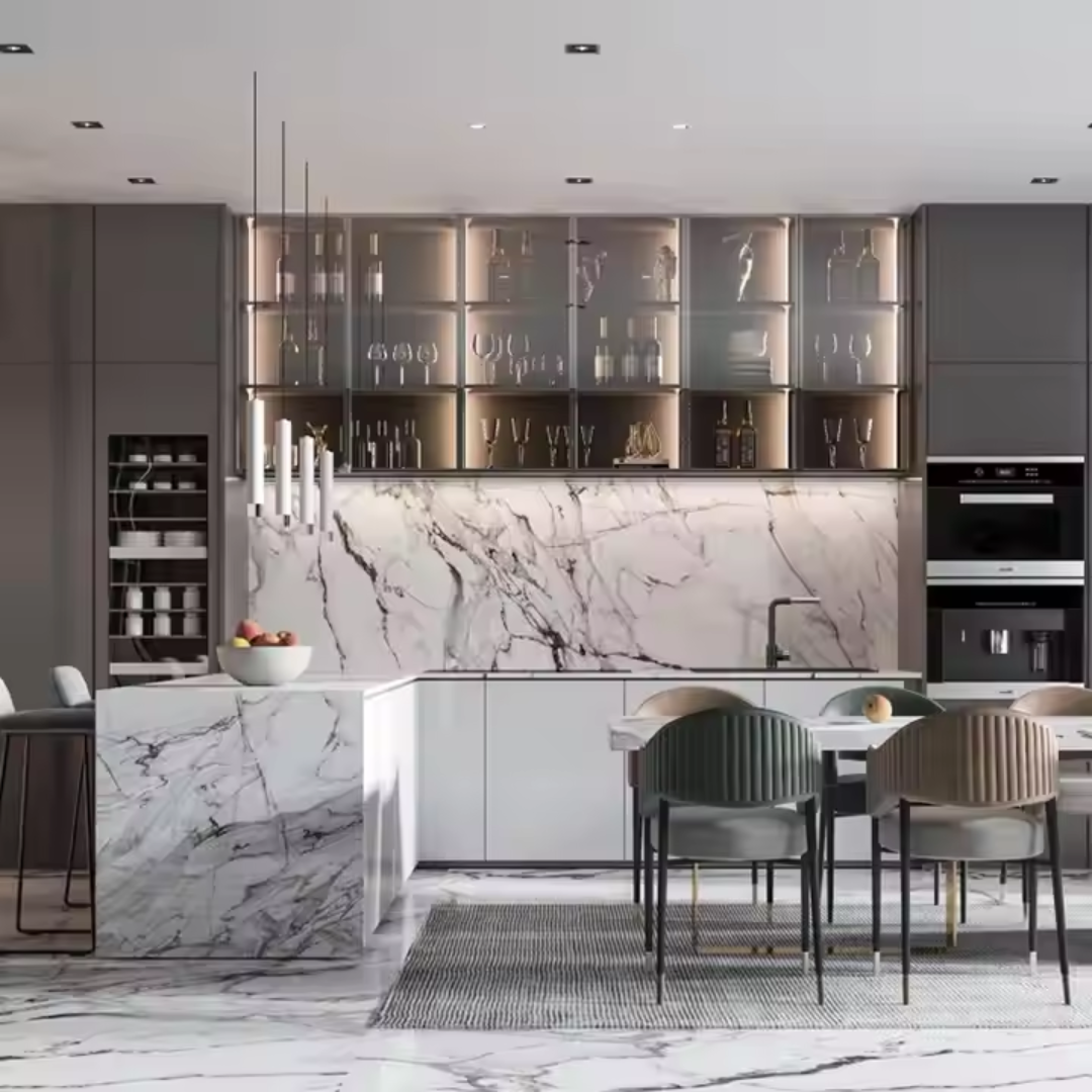 Modern Kitchen Cabinet & Countertop Components