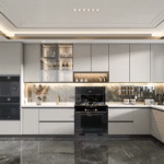 Modern Luxury Home Kitchen Cabinets - High Gloss Lacquer Painting Cupboard
