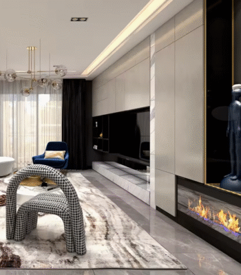 Modern Luxury Style TV Wall Panel System ARL-LZP10