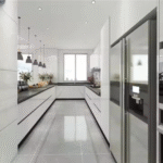 Modern Modular Kitchen Cabinet Set - Handleless Design ARL-SKC14