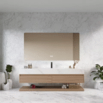 Modern Wall-Mounted Bathroom Vanity Set