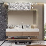 Modern Wall-Mounted Bathroom Vanity Set