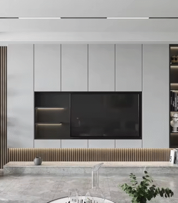 Modern Wood TV Cabinet Design for Living Room Furniture