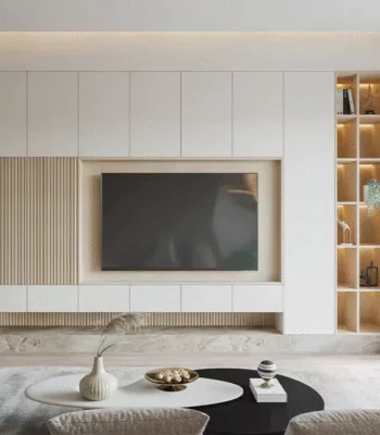 Modern Wooden TV Stand Wood Cabinet Living Room Wall Units ARL-SW-01